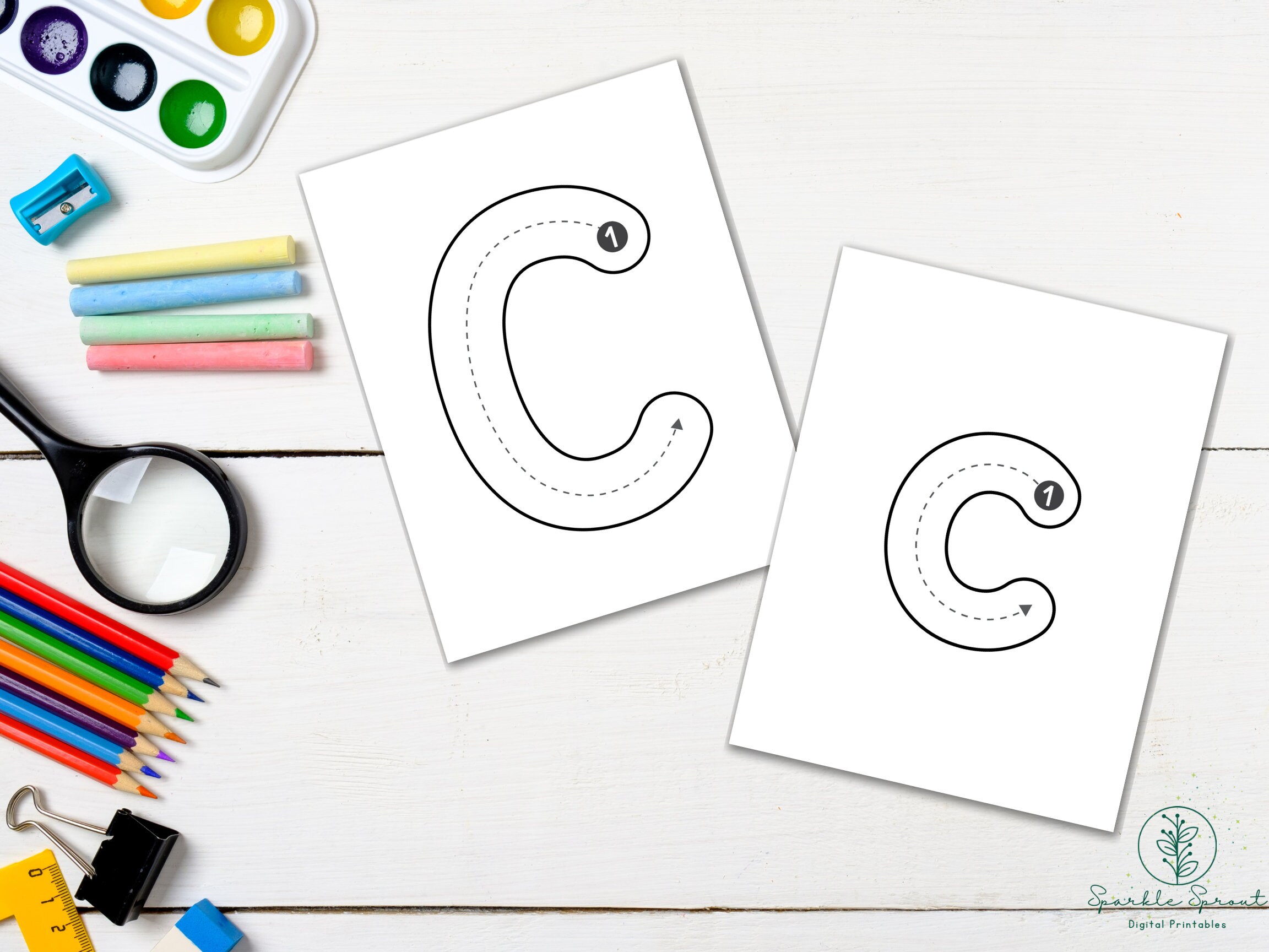 Jumbo Alphabet Tracing Printables - 52 Letter Tracing Worksheets ...