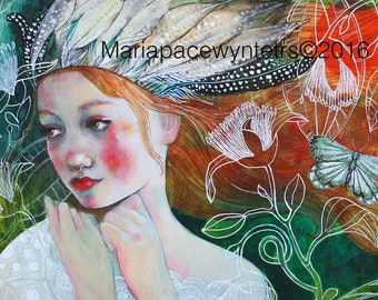 Her Journey-ACEO  Open edition reproduction by Maria Pace-Wynters