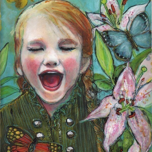 Limited Edition ACEO art reproduction - Joy 21/50