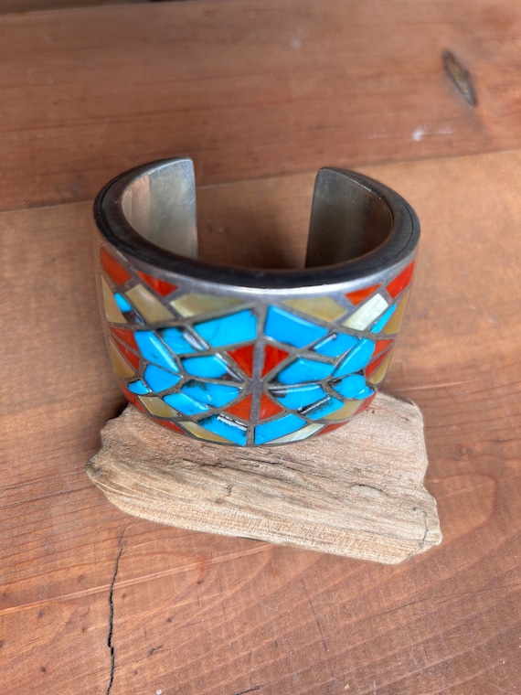 Joe Keyonie!! Vintage Native American Navajo Turquoise Sterling Silver Bracelet Joe Keyonie!! Vintage Native American Navajo Turquoise Sterling Silver Bracelet