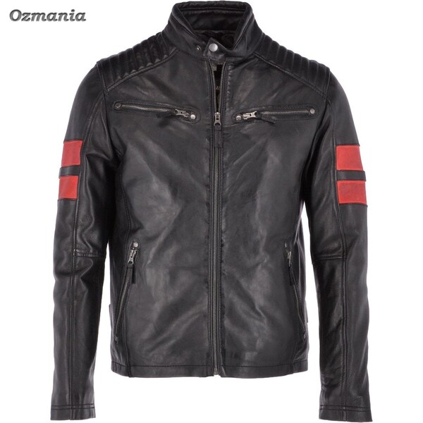 Men's Leather Jacket - Biker, Moto, Distressed | Made to Order