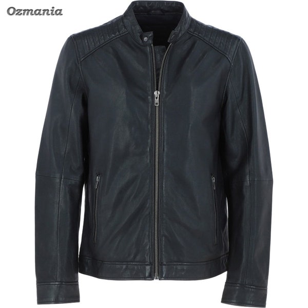 Men's Leather Jacket - Biker, Moto, Distressed | Made to Order