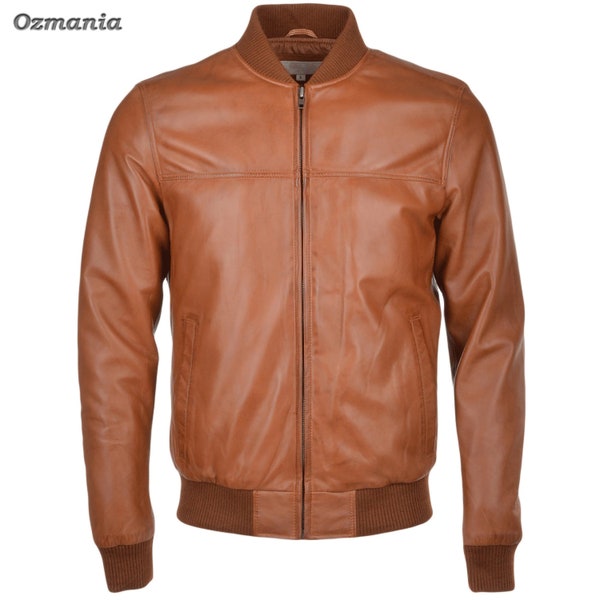 Men's Leather Jacket - Biker, Moto, Distressed | Made to Order