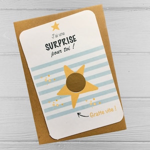Annonce de grossesse - Carte à gratter : Tu vas être Papa !