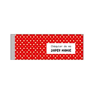 Chequera Super Abuela - 15 cheques regalo para regalar, 3 de ellos personalizables - Idea de regalo original para abuela, Día de la Abuela