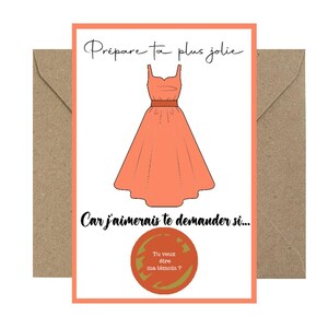Carte à gratter : Veux-tu être mon témoin ? Annonce de mariage