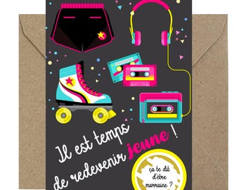 Godmother scratch card "Do you want to be a godmother?" - Baptism - Baptism announcement - godmother request - Do you want to be my godmother? - 90s