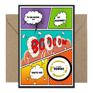 Annonce de grossesse - Carte à gratter : Tu vas être tonton ! - BD - Annonce originale