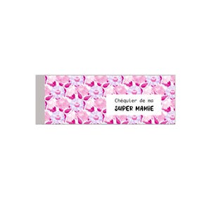 Chequera Super Abuela - 15 vales regalo para regalar, 3 de ellos personalizables - Idea original de regalo para abuela, anuncio de embarazo