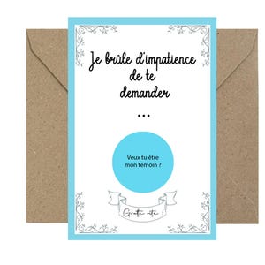 Annuncio di matrimonio - Gratta e vinci: vuoi essere il mio testimone?