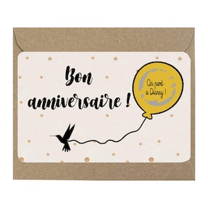 Birthday card: Personalized message - Scratch cards - Scratch birthday card - H&J creations