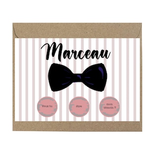 Scratch Card: Will You Be My Best Man? Wedding Announcement