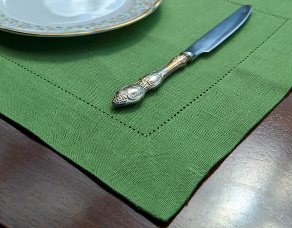 Sage Green Linen Placemats, photo 4