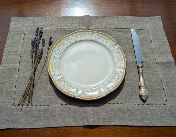Natural Linen Christmas Placemats, photo 2