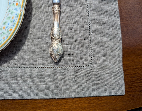 Natural Linen Christmas Placemats, photo 4