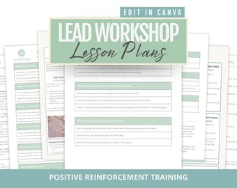 Hundetrainer: 4-wöchiger lose Leine Geh-Seminarkurs (druckbar)