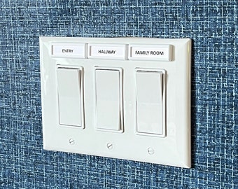 The Switch Label: 10+ Light Switch Label Frames for a Seamless Labeling Look