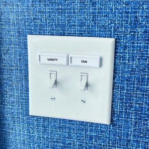 The Switch Label: Light Switch Label Frames for Light Switch Cover ...