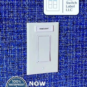 The Switch Label: Light Switch Label Frames for Light Switch Cover // Light Switch Stickers // Rental Home Labels // Light Switch Decals
