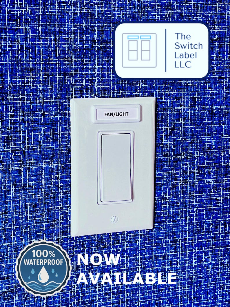 The Switch Label: Light Switch Label Frames for Light Switch Cover ...