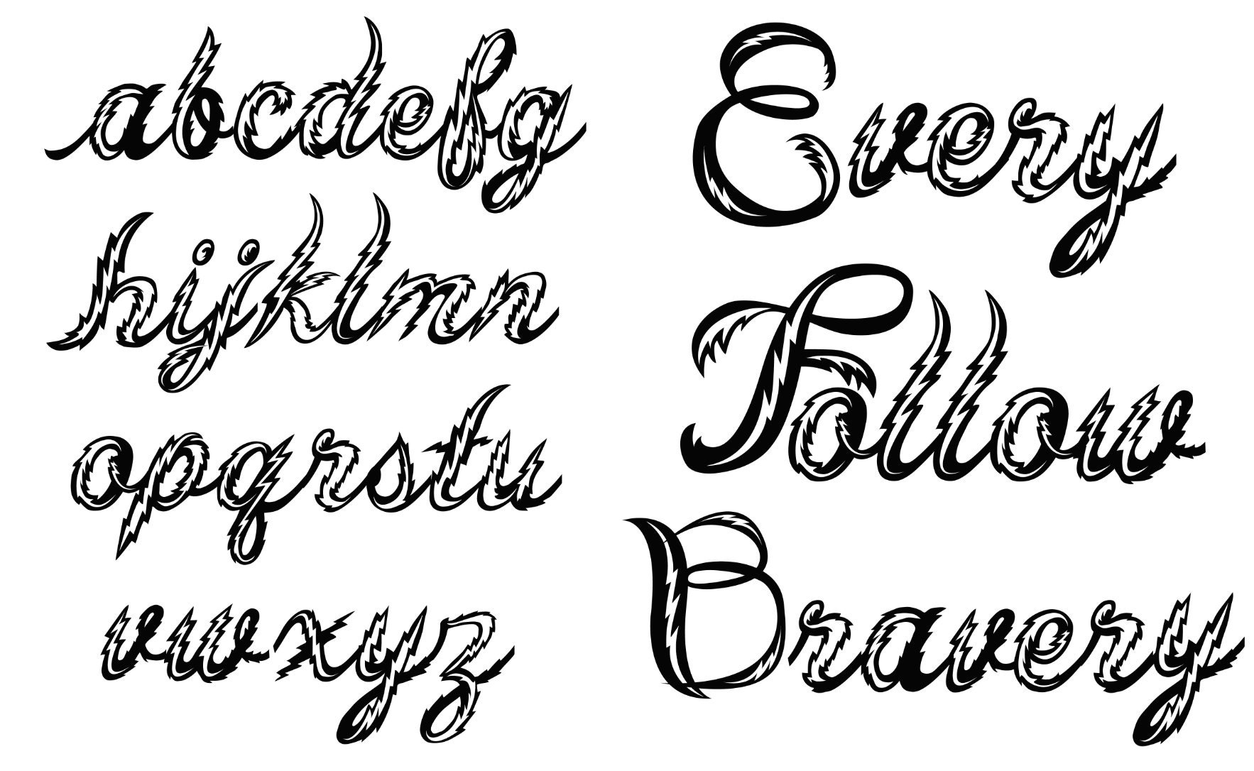 Dare Devil Hand Drawn Font - Etsy