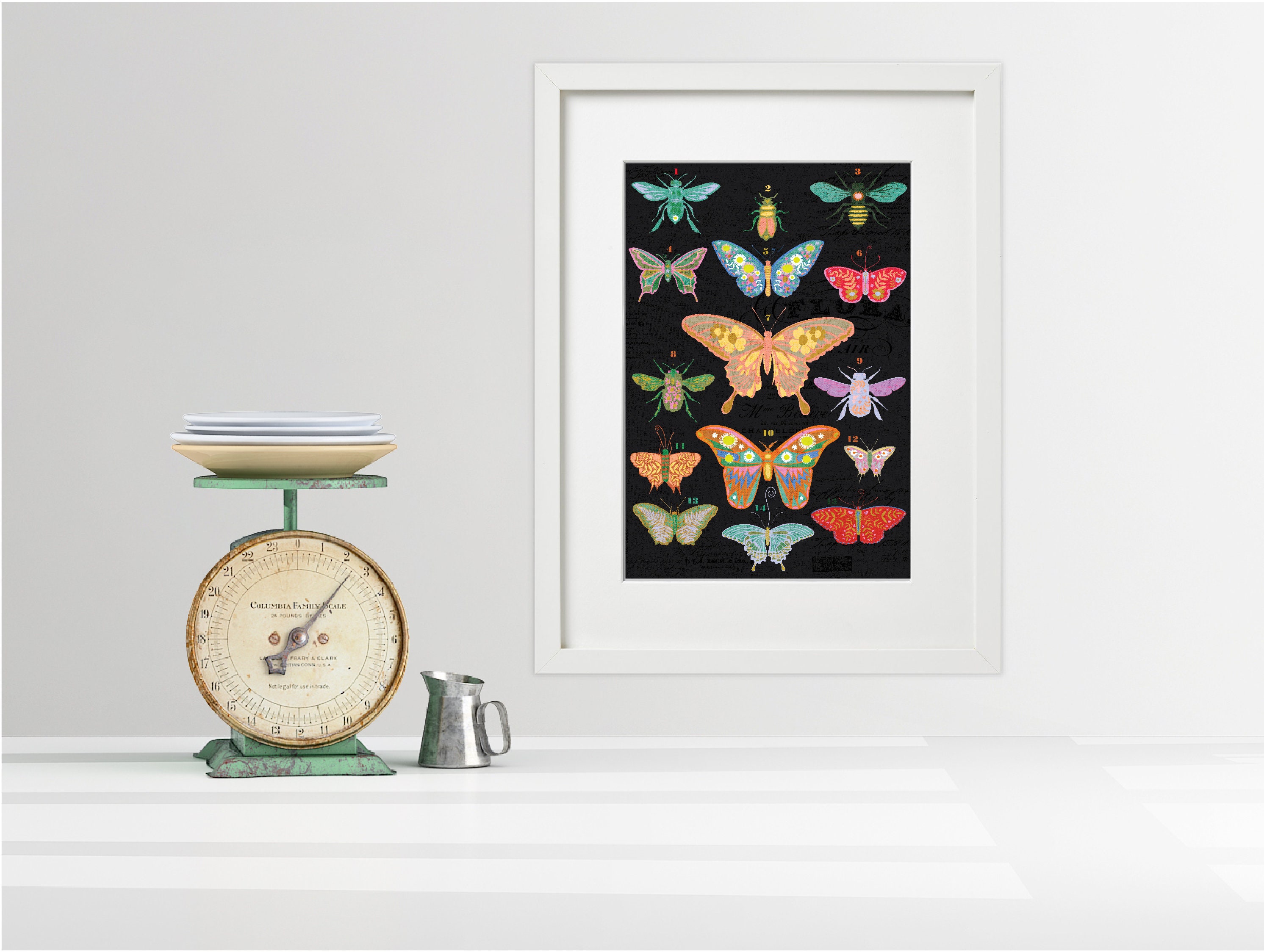 Cartoon Insects Chart Insect Chart Illustration Print - Etsy