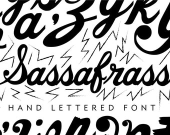 Sassafrass Hand Drawn Font