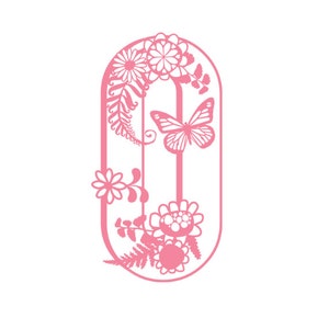 Letter O Cutting File svg pdf png cricut silhouette cutting machines