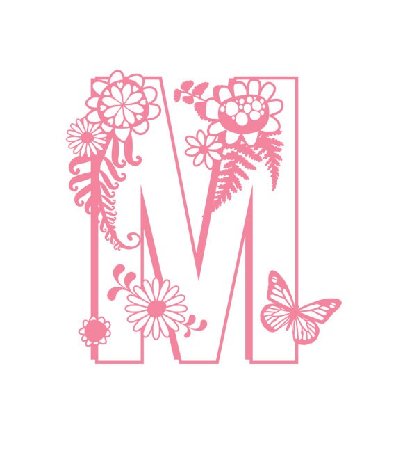 Download Letter M Cutting File svg pdf png cricut silhouette ...