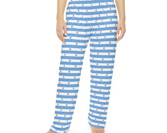 Argentine Flag Women's Sleepwear Bottoms - Soft, Cozy Pajama Pants - Ideal Birthday or Mother's Day Gift