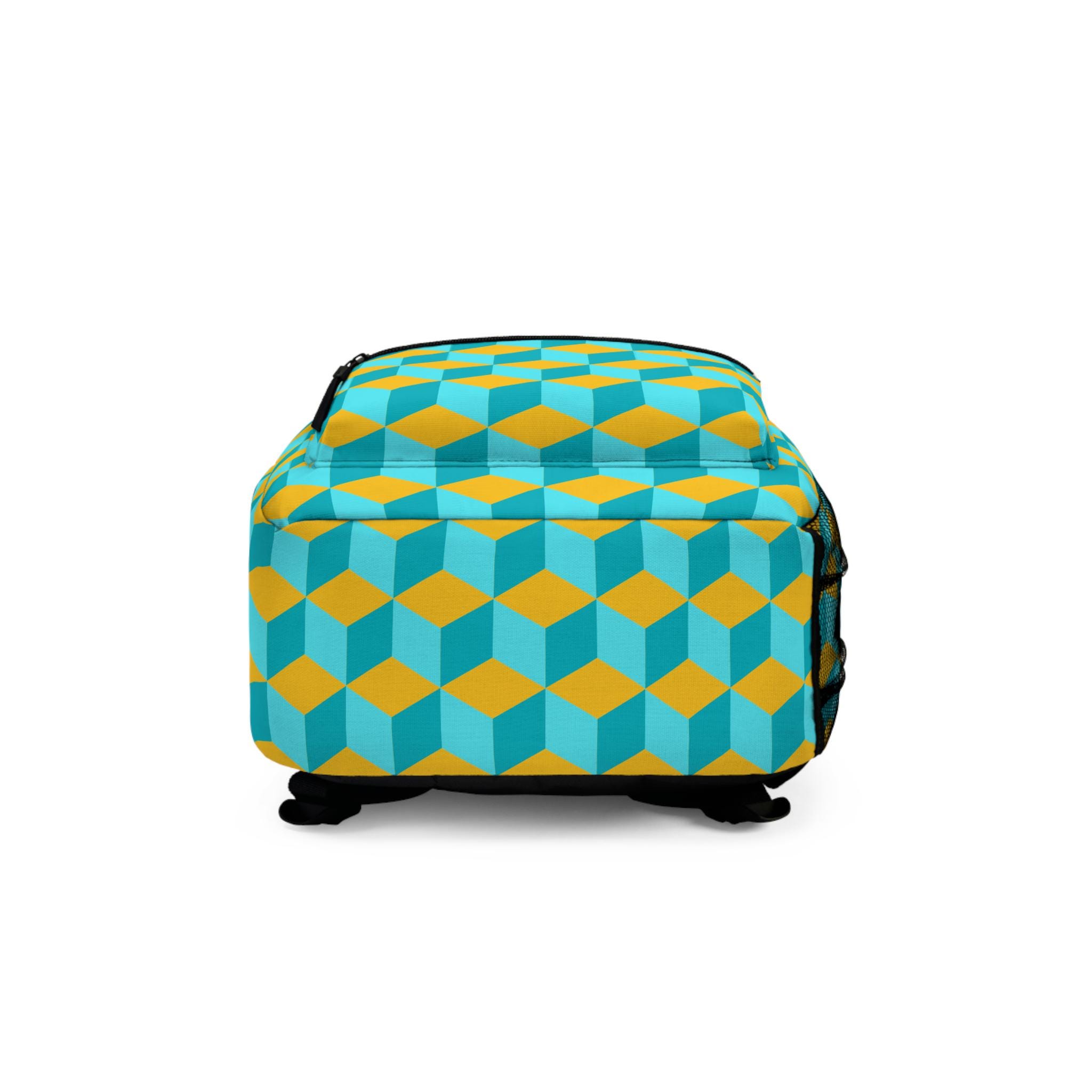 ★TOUT Y EST★ Cubeback Yellow Green Cube bag_Yellow green ☆TOUT Y EST☆ Cubeback Yellow Green Cube bag_Yellow green