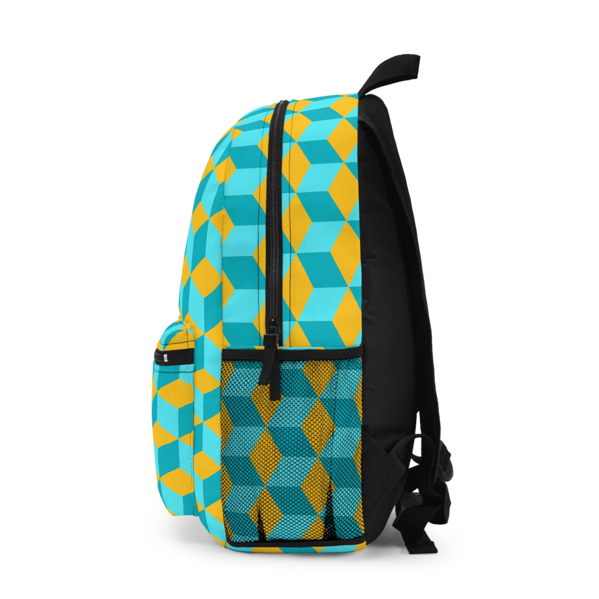 ★TOUT Y EST★ Cubeback Yellow Green Cube bag_Yellow green ☆TOUT Y EST☆ Cubeback Yellow Green Cube bag_Yellow green