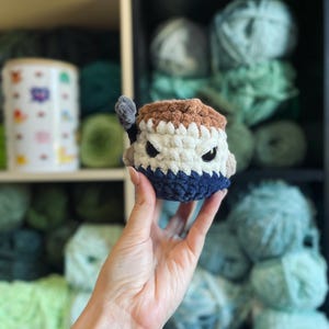 Halloween Mini Mikey Handmade Crochet Plushie