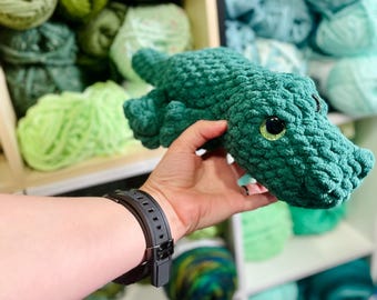 CUSTOM Handmade Crochet Alligator Crocodile Amigurumi Plushie