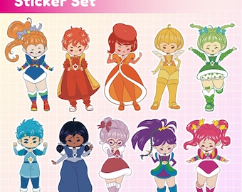 Rainbow Brite Sticker Set