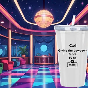 Personalized Tumbler,  Giving the Lowdown Plastic Tumbler, Personalized Cup, Eco-Friendly Drinkware, Travel Mug, Party Favor