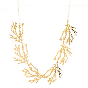 Filament Necklace gold image 1