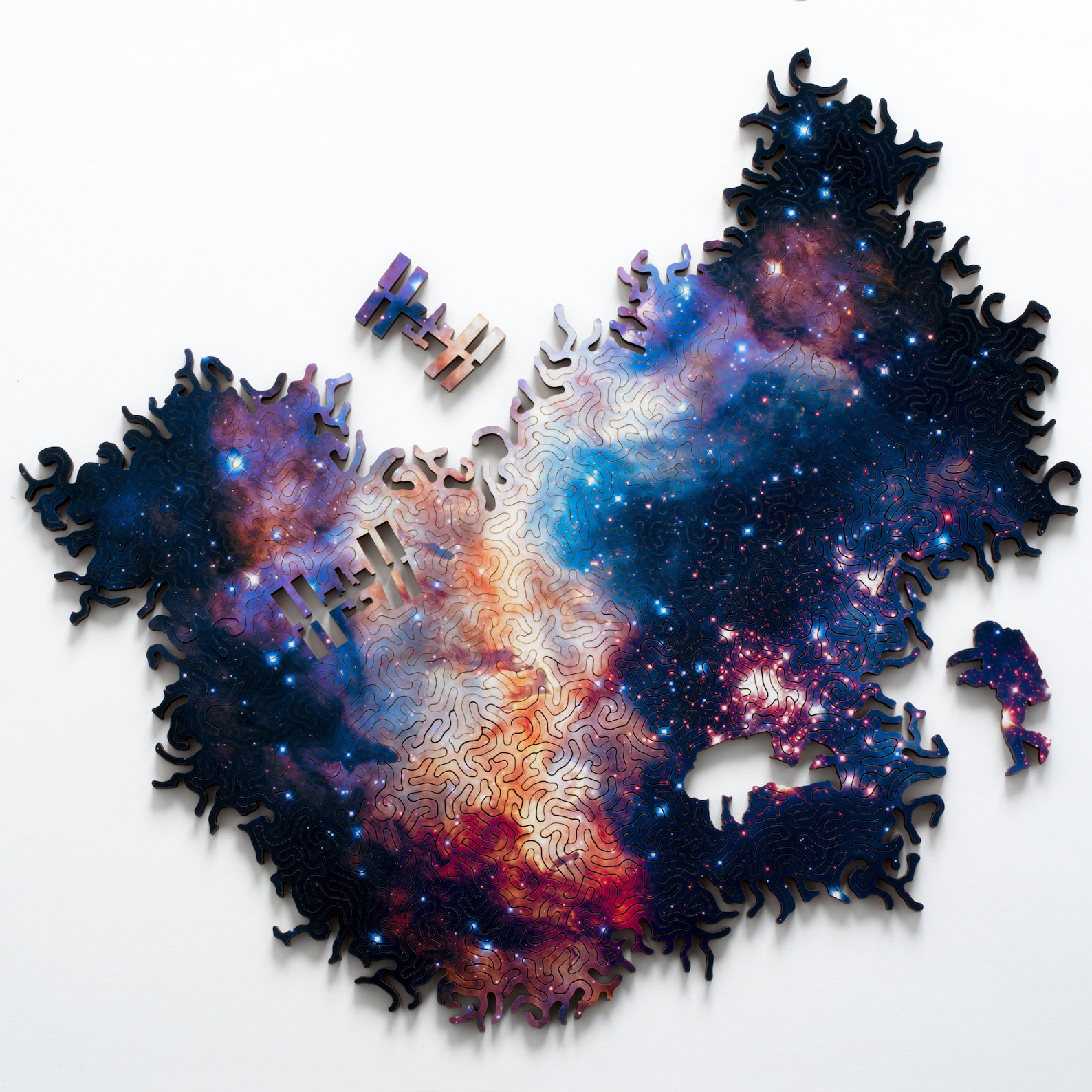 Infinite Galaxy Puzzle 2 Wooden Jigsaw Puzzle by Nervous Etsy