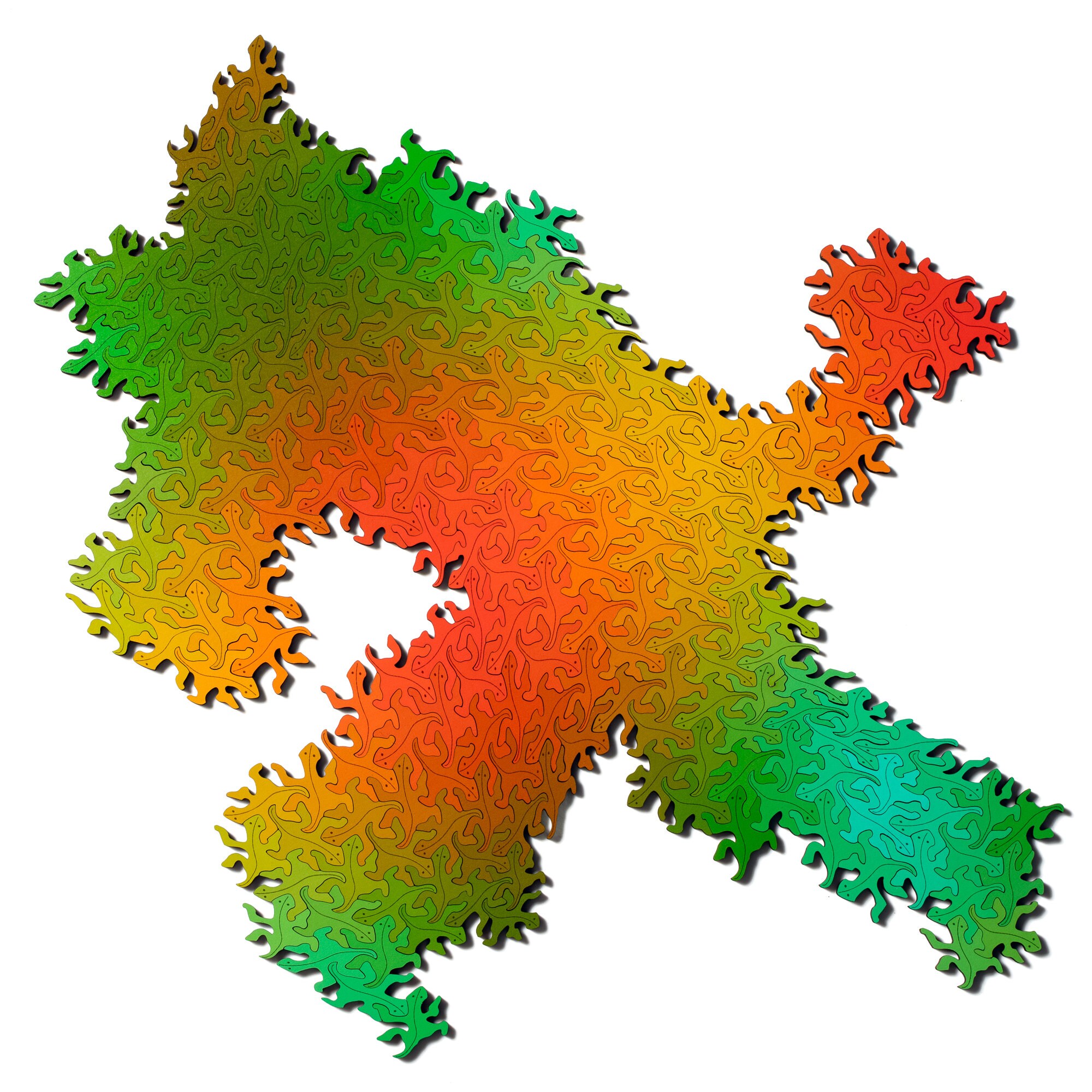 Lizard Infinity Puzzle ™ - Etsy