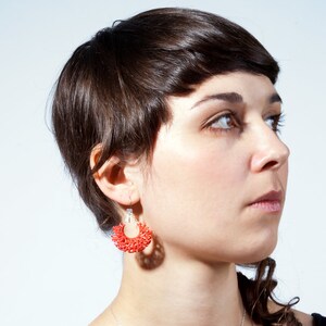 Vessel Earrings 3D-printed nylon image 2