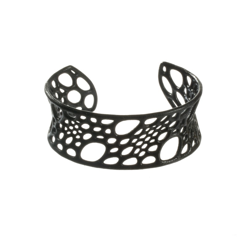 Bamboo Cuff 3D printed nylon image 1