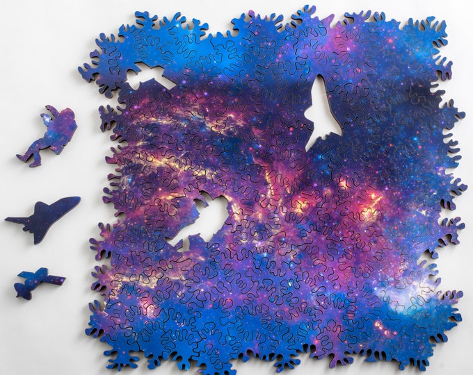 Infinite Galaxy Puzzle -  wooden jigsaw puzzle by Nervous System
