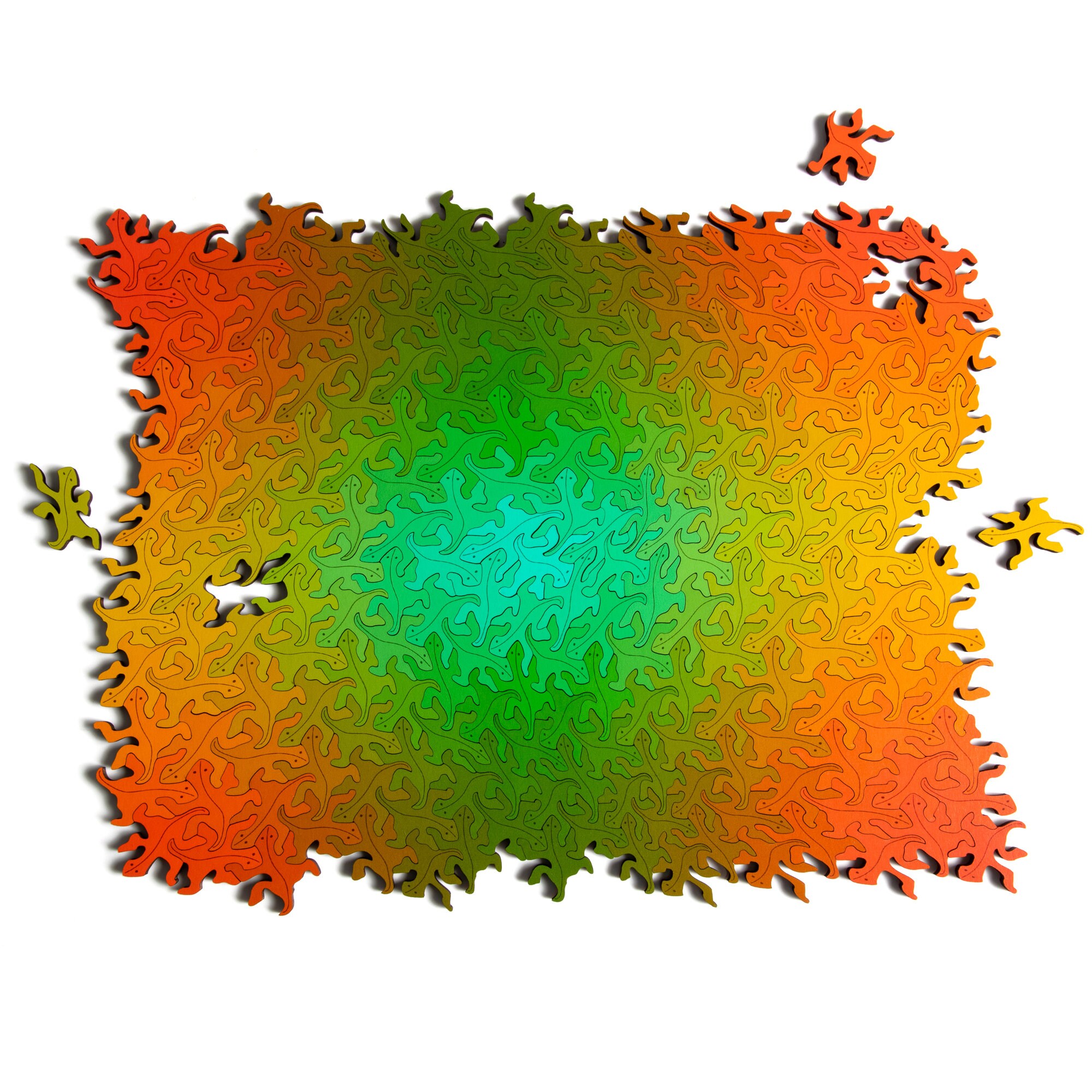 Lizard Infinity Puzzle ™ - Etsy