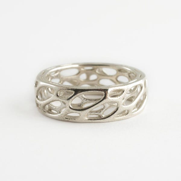 Dünner Ring aus Silber
