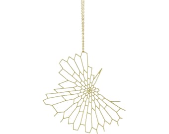 Radiolaria Pendant (gold)