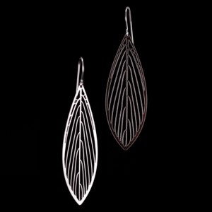 Parallel Earrings stainless steel image 3