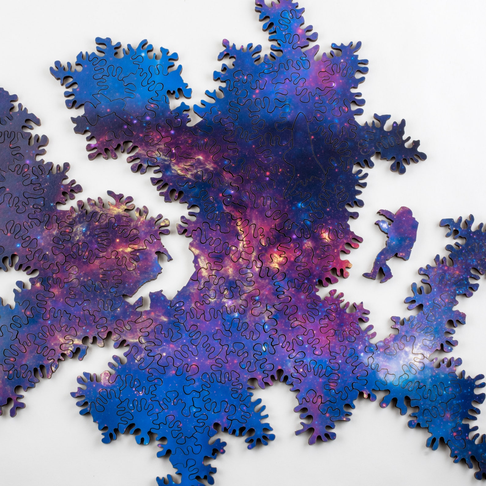 Infinite Galaxy Puzzle Wooden Jigsaw Puzzle by Nervous Etsy
