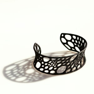 Bamboo Cuff 3D printed nylon image 2