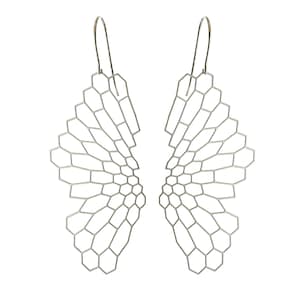 Pendientes Radiolaria (acero inoxidable o oro) // joyería geométrica // arte - ciencia - naturaleza // minimalista