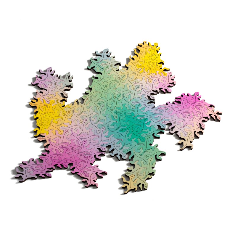 Small Lizard Infinity Puzzle ™ - Etsy